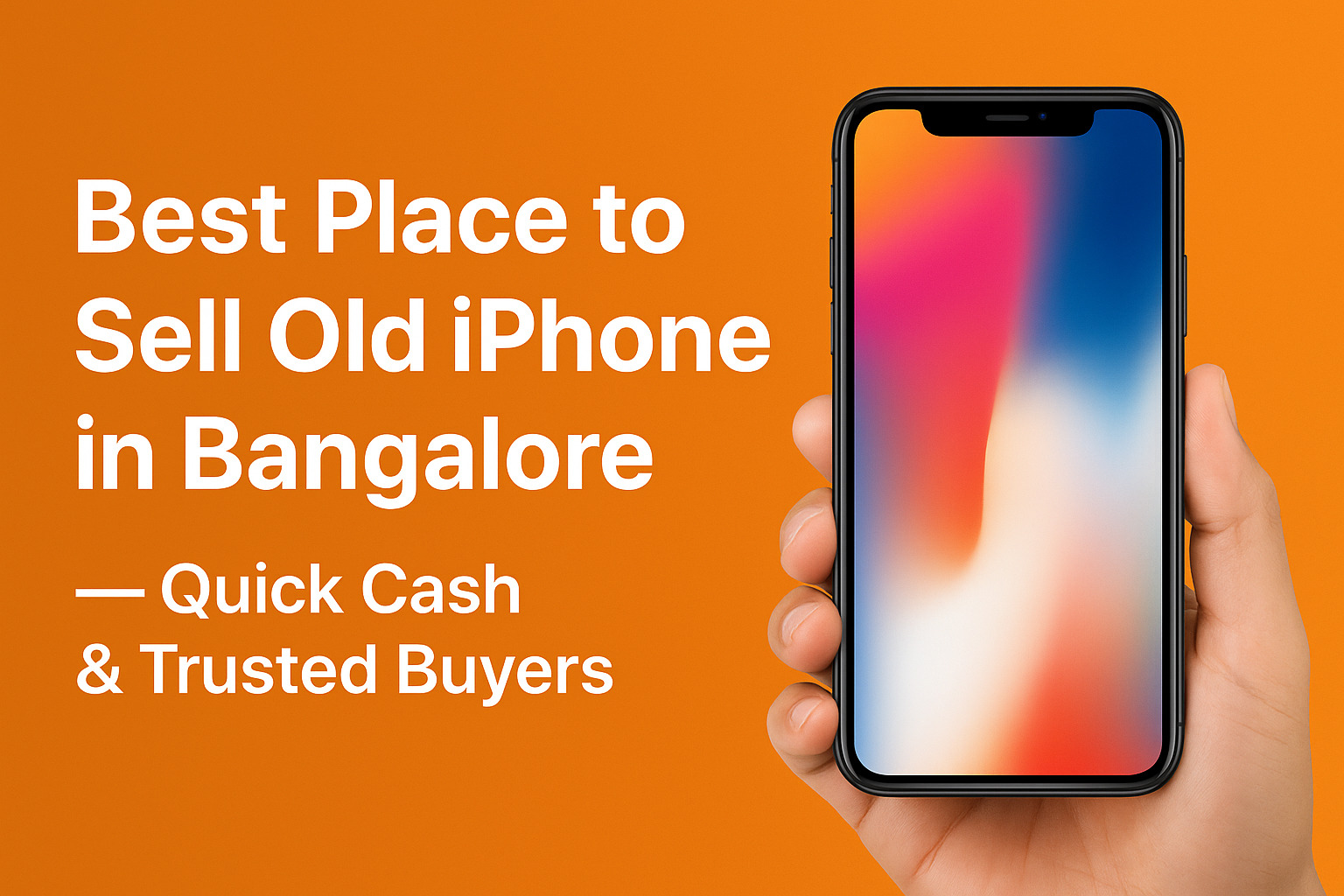 Best Place to Sell Old iPhone in Bangalore — Quick Cash & Trusted Buyers